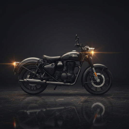 Royal Enfield 1:12 New Classic 350 Scale Model (Stealth Black)