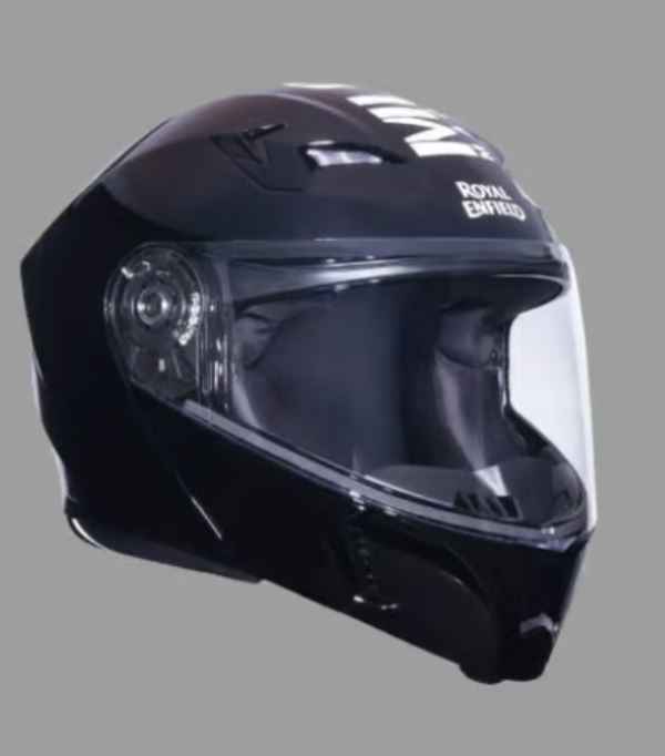 Royal Enfield Adroit modular MLG Gloss Black Helmet