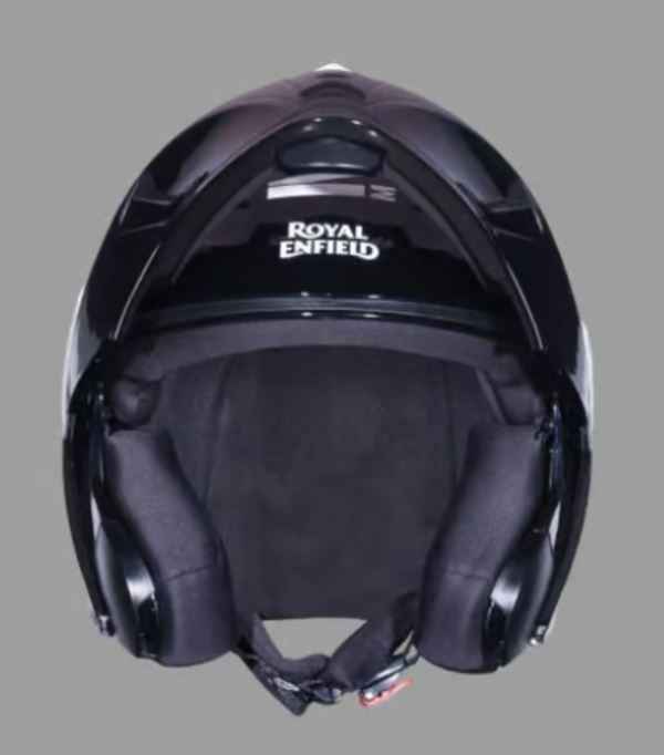 Royal Enfield Adroit modular MLG Gloss Black Helmet