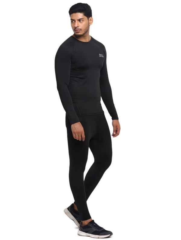 Royal Enfield Base Layer Pant With Seam (Black)