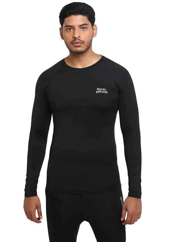 Royal Enfield Base Layer T Shirt With Seam (Black)