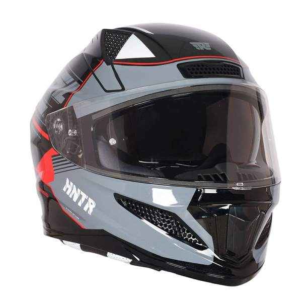 Royal Enfield Crossair Full Face Hunter 350 Helmet Gloss Black