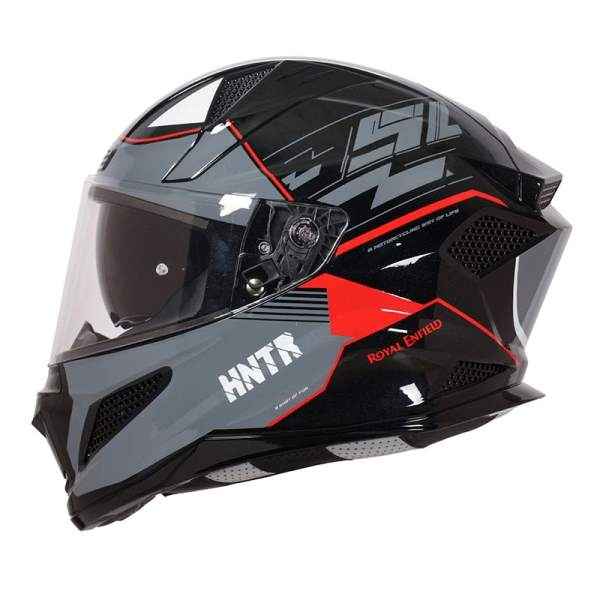 Royal Enfield Crossair Full Face Hunter 350 Helmet Gloss Black