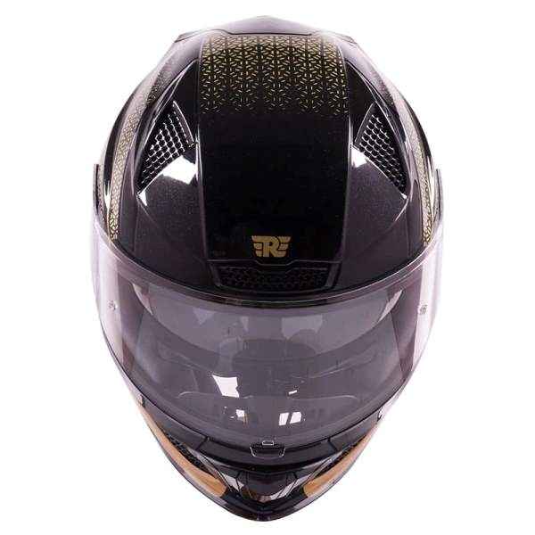 Royal Enfield Crossair Full Face Hunter 350 Helmet Gold