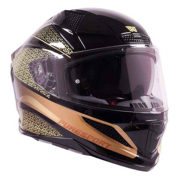 Royal Enfield Crossair Full Face Hunter 350 Helmet Gold