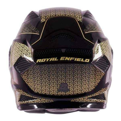 Royal Enfield Crossair Full Face Hunter 350 Helmet Gold