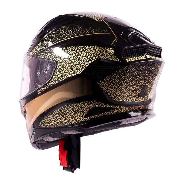Royal Enfield Crossair Full Face Hunter 350 Helmet Gold
