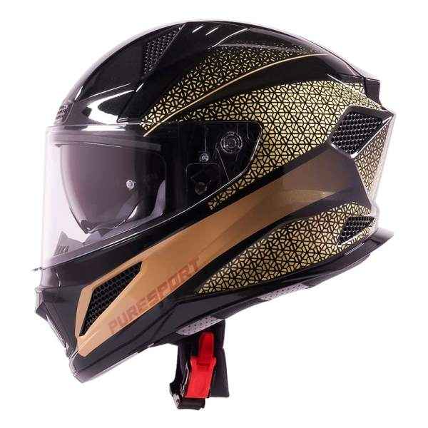 Royal Enfield Crossair Full Face Hunter 350 Helmet Gold