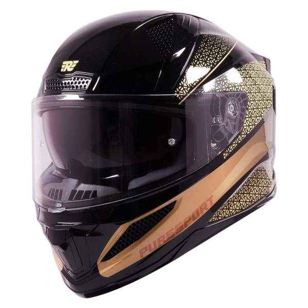 Royal Enfield Crossair Full Face Hunter 350 Helmet Gold