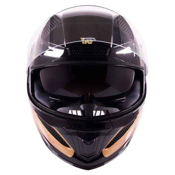Royal Enfield Crossair Full Face Hunter 350 Helmet Gold