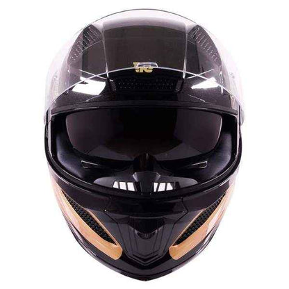 Royal Enfield Crossair Full Face Hunter 350 Helmet Gold