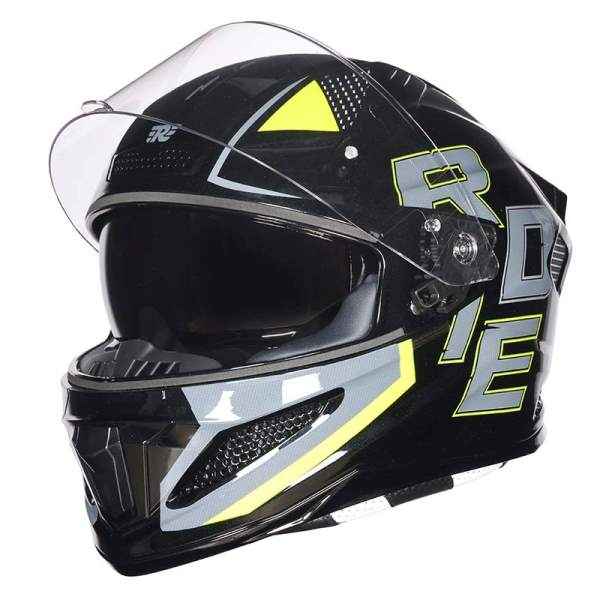 Royal Enfield Crossair Hunter Full Face Helmet Gloss Black