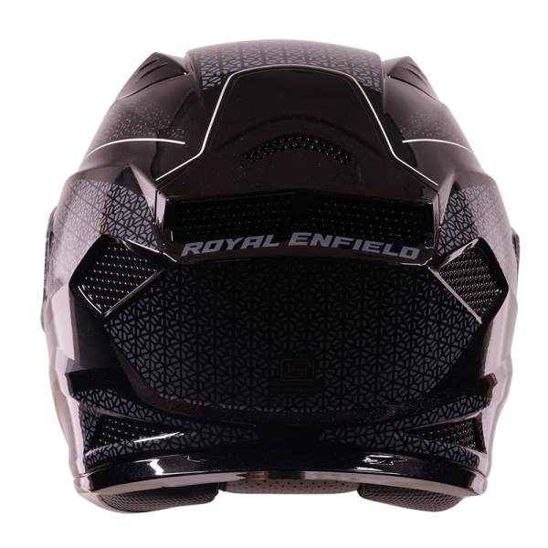 Royal Enfield Crossair Puresport Gradient Full Face Helmet Gloss Grey