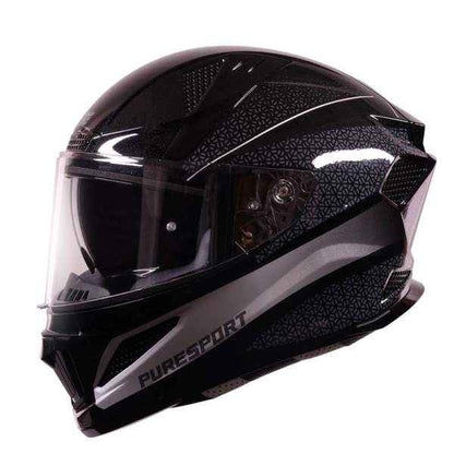 Royal Enfield Crossair Puresport Gradient Full Face Helmet Gloss Grey