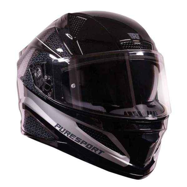 Royal Enfield Crossair Puresport Gradient Full Face Helmet Gloss Grey