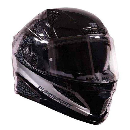 Royal Enfield Crossair Puresport Gradient Full Face Helmet Gloss Grey