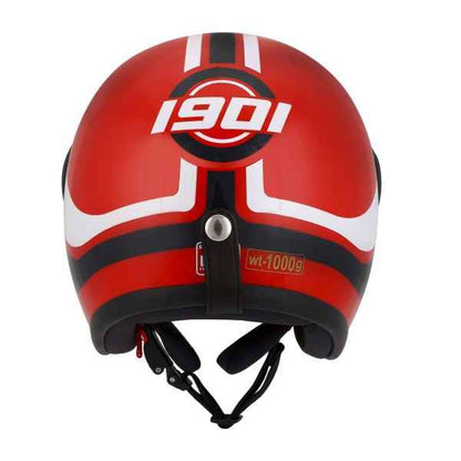 Royal Enfield Dual Wing 1901 Red Helmet