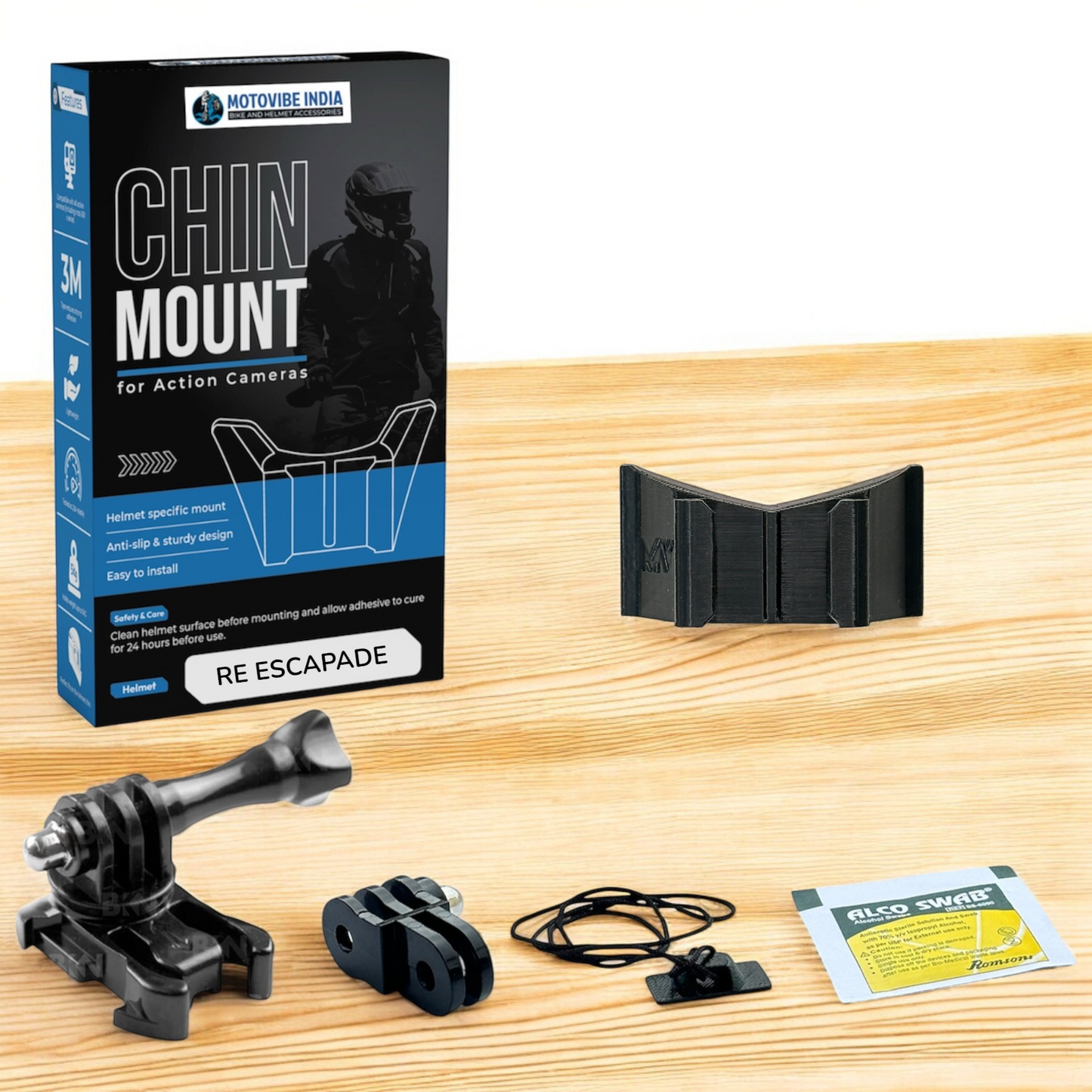 Royal Enfield Escapade Helmet Chin Mount by Motovibe