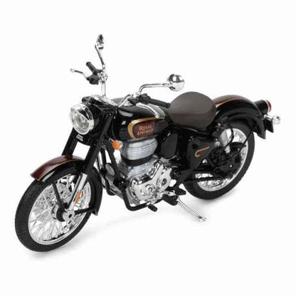 Royal Enfield Gears Classic 350 Signals Scale Model 1:12 Halcyon Black