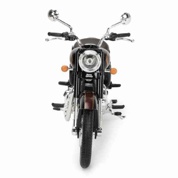 Royal Enfield Gears Classic 350 Signals Scale Model 1:12 Halcyon Black