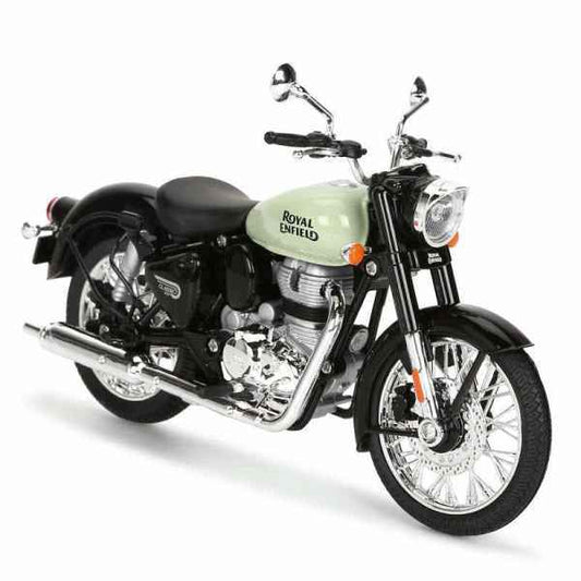 Royal Enfield Gears Classic 350 Signals Scale Model 1:12 Redditch Green