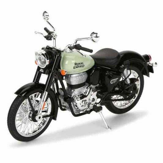 Royal Enfield Gears Classic 350 Signals Scale Model 1:12 Redditch Green