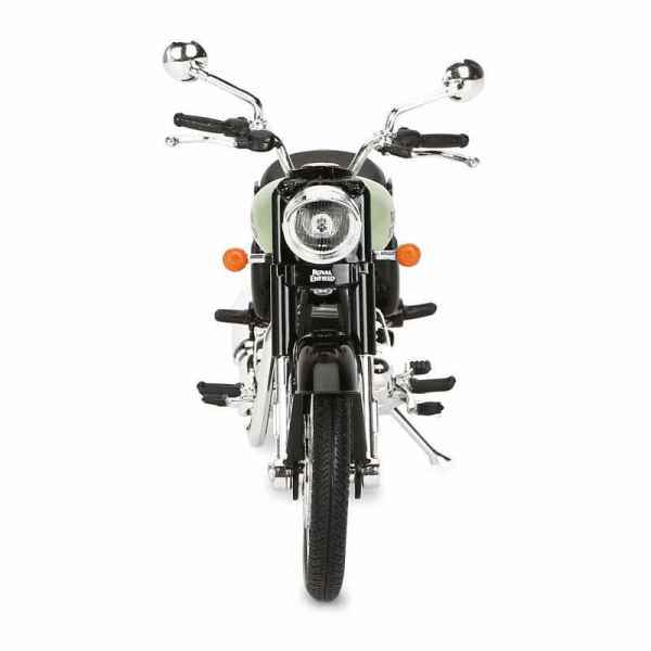 Royal Enfield Gears Classic 350 Signals Scale Model 1:12 Redditch Green
