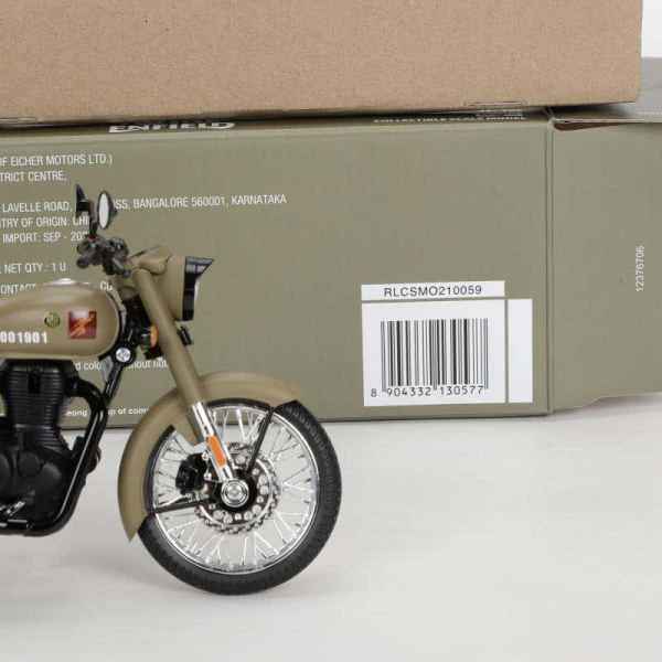 Royal Enfield Gears Classic 350 Signals Scale Model 1:12 Sandstorm