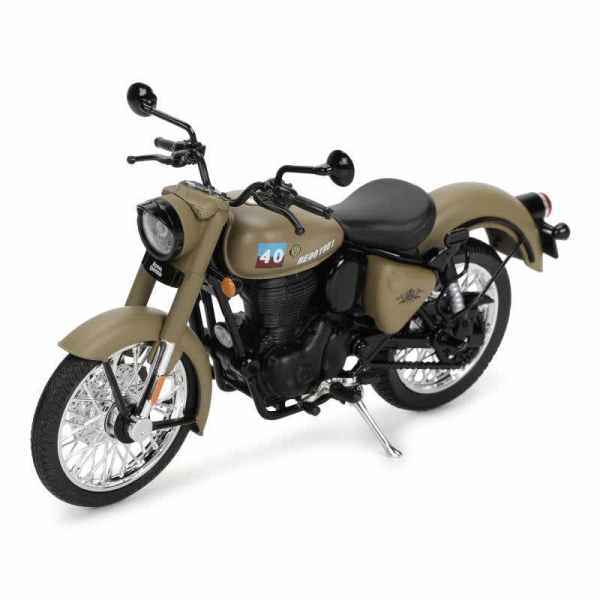 Royal Enfield Gears Classic 350 Signals Scale Model 1:12 Sandstorm