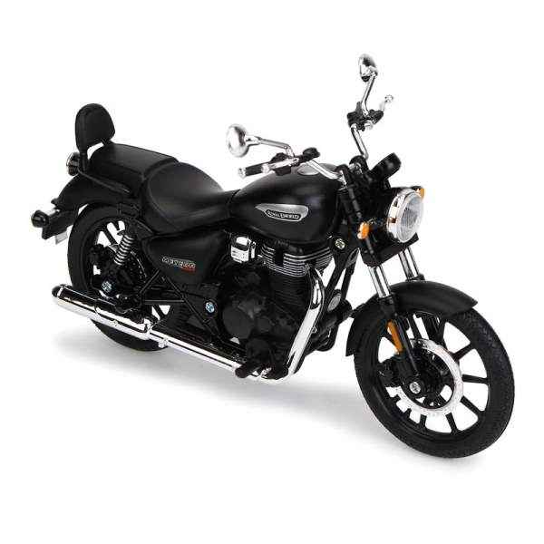 Royal Enfield Gears Meteor 350 Miniature Stellar Black (Scale Model 1:12)