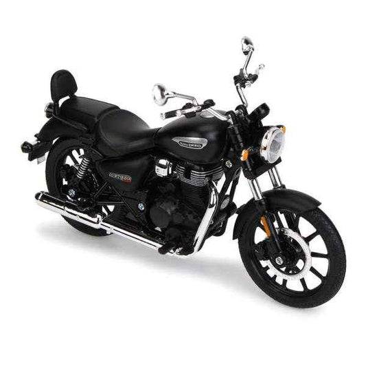 Royal Enfield Gears Meteor 350 Miniature Stellar Black (Scale Model 1:12)