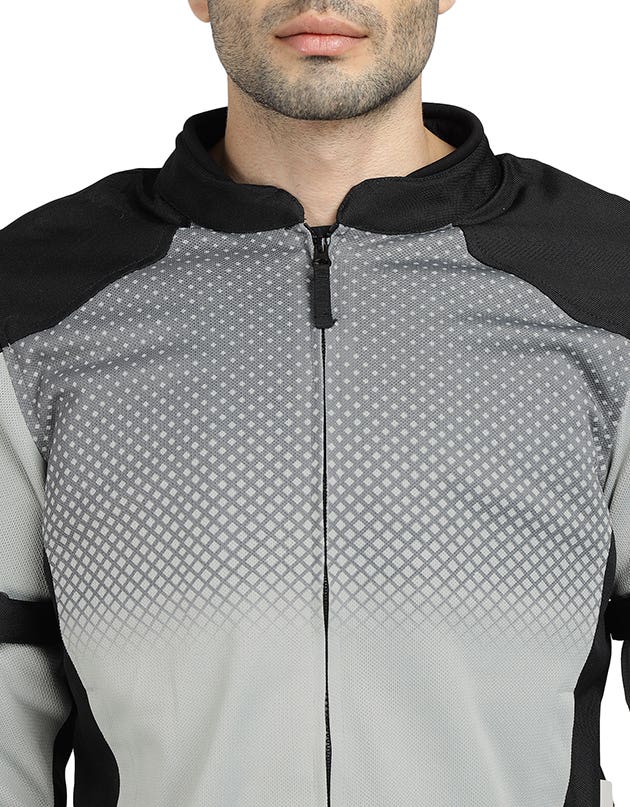 Royal Enfield High Street Eco CE L2 Riding Jacket (Light Grey)