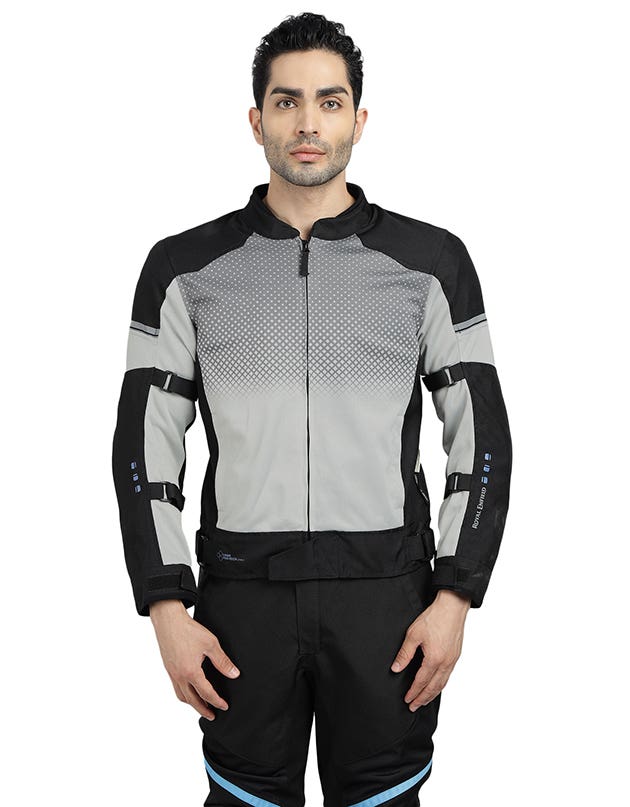 Royal Enfield High Street Eco CE L2 Riding Jacket (Light Grey)