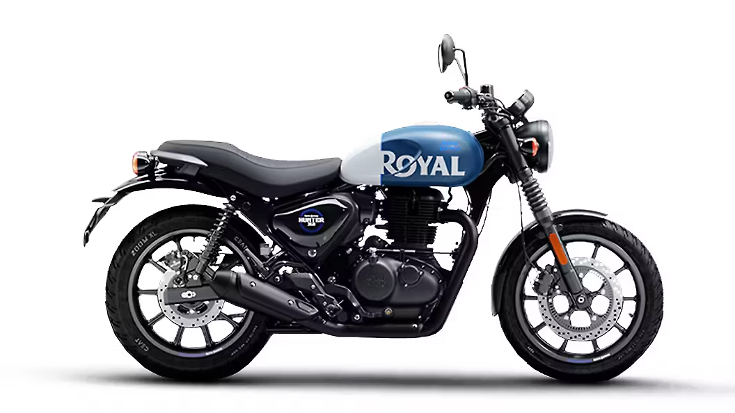 Royal Enfield Hunter 350 Scale Model (Rebel Blue) - RLCSMO260001