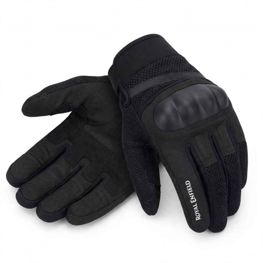Royal Enfield Hustle V2 Riding Gloves (Black)