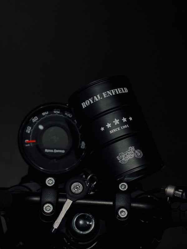 Royal Enfield Iconic Drum Bottle Black