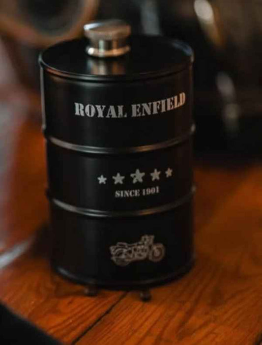 Royal Enfield Iconic Drum Bottle Black