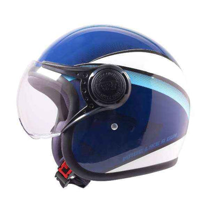 Royal Enfield Jet Open Face Sonic Helmet Blue