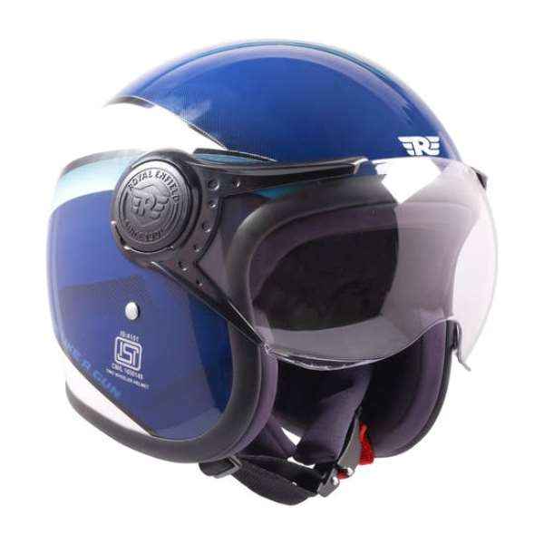 Royal Enfield Jet Open Face Sonic Helmet Blue