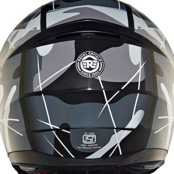 Royal Enfield Lightwing Modular Multi Camo Helmet Matt Black & Grey