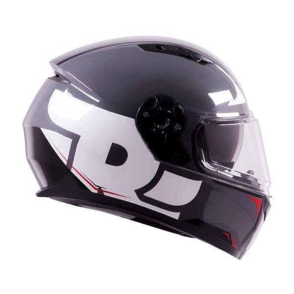 Royal Enfield Lightwing Wing Logo Full Face Helmet Grey