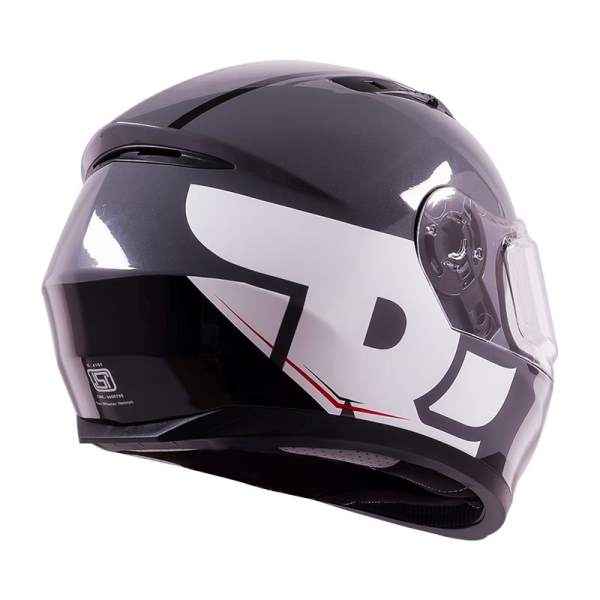 Royal Enfield Lightwing Wing Logo Full Face Helmet Grey