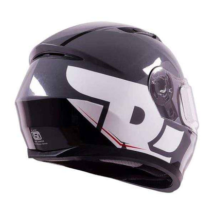 Royal Enfield Lightwing Wing Logo Full Face Helmet Grey
