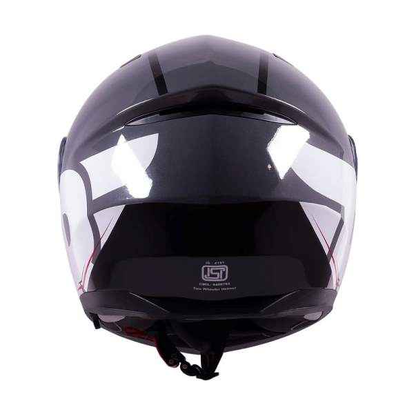 Royal Enfield Lightwing Wing Logo Full Face Helmet Grey
