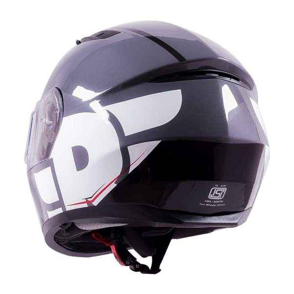 Royal Enfield Lightwing Wing Logo Full Face Helmet Grey