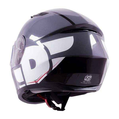 Royal Enfield Lightwing Wing Logo Full Face Helmet Grey