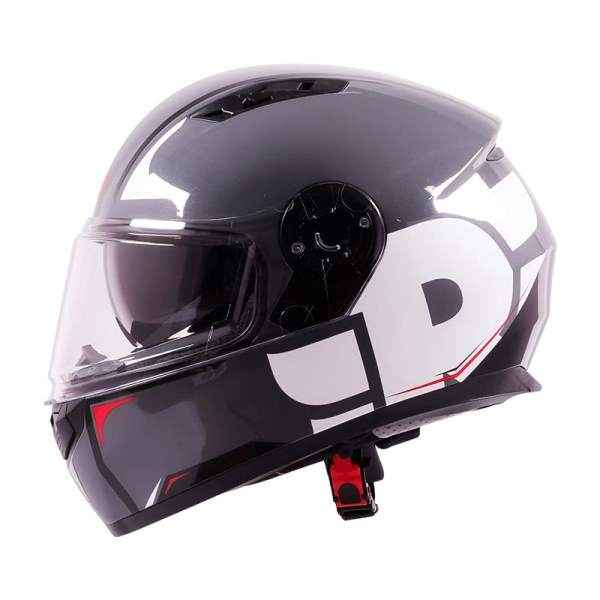 Royal Enfield Lightwing Wing Logo Full Face Helmet Grey