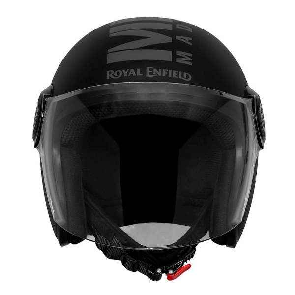 Royal Enfield MLG Copter Face Long Visor Matt Black Helmet
