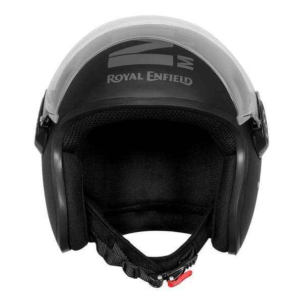 Royal Enfield MLG Copter Face Long Visor Matt Black Helmet