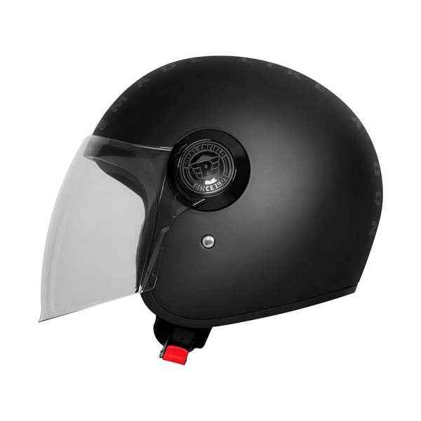 Royal Enfield MLG Copter Face Long Visor Matt Black Helmet